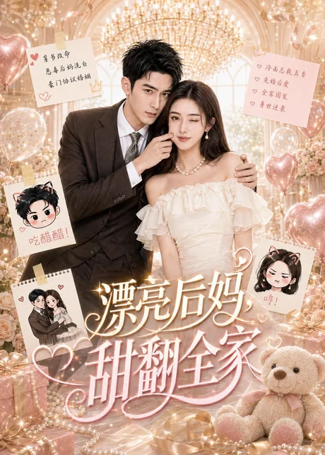 《漂亮后妈甜翻全家（81集）洪瑾瑜&刘宴侨＆向帅（百度网盘）》短剧封面