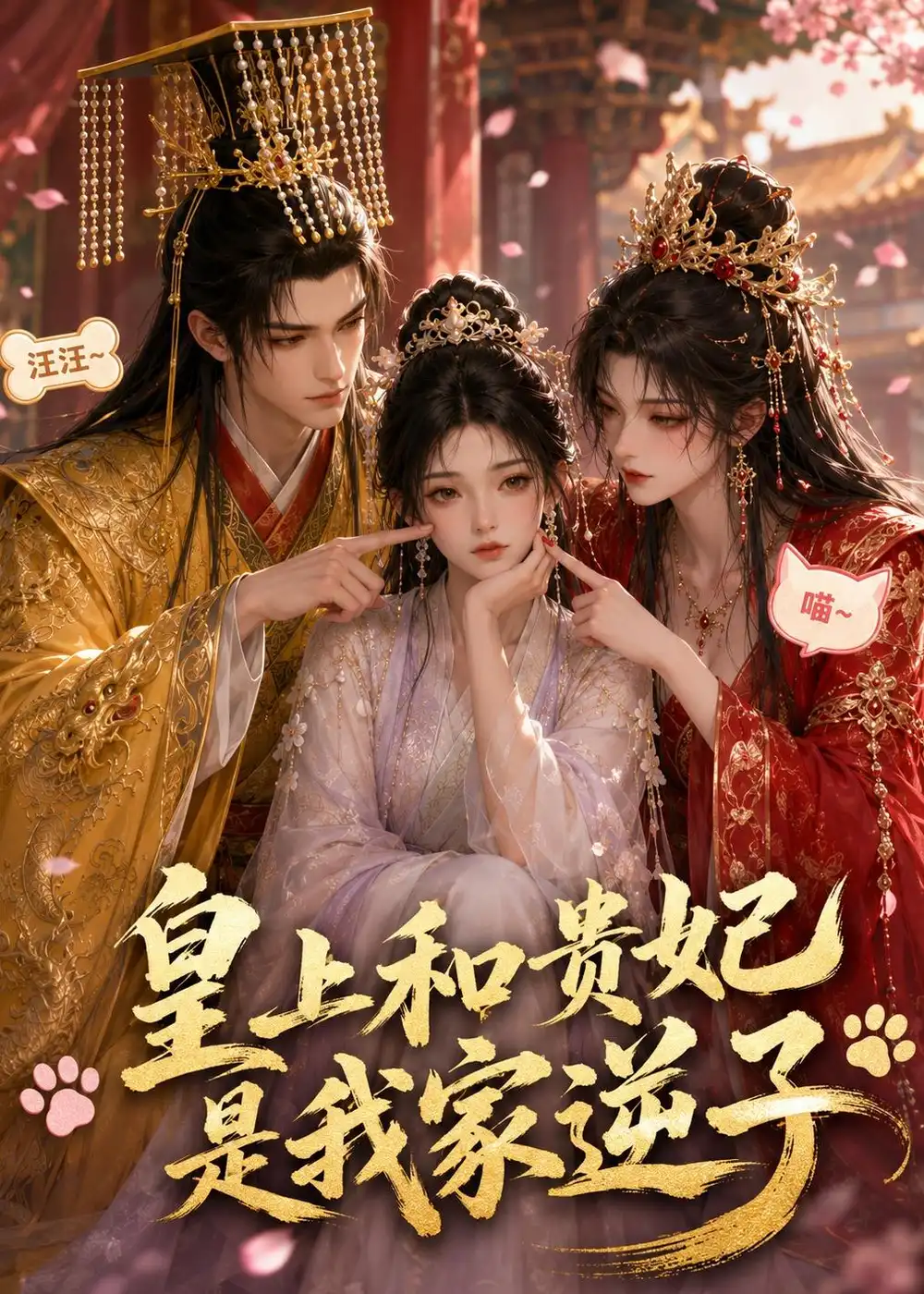 《皇上和贵妃是我家逆子（37集）AI短剧 (2026)》短剧封面