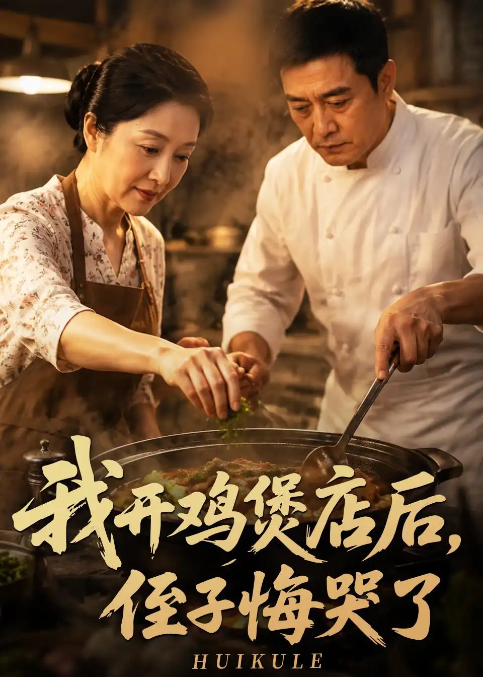 《我开鸡煲店后，侄子悔哭了（81集）AI短剧》短剧封面