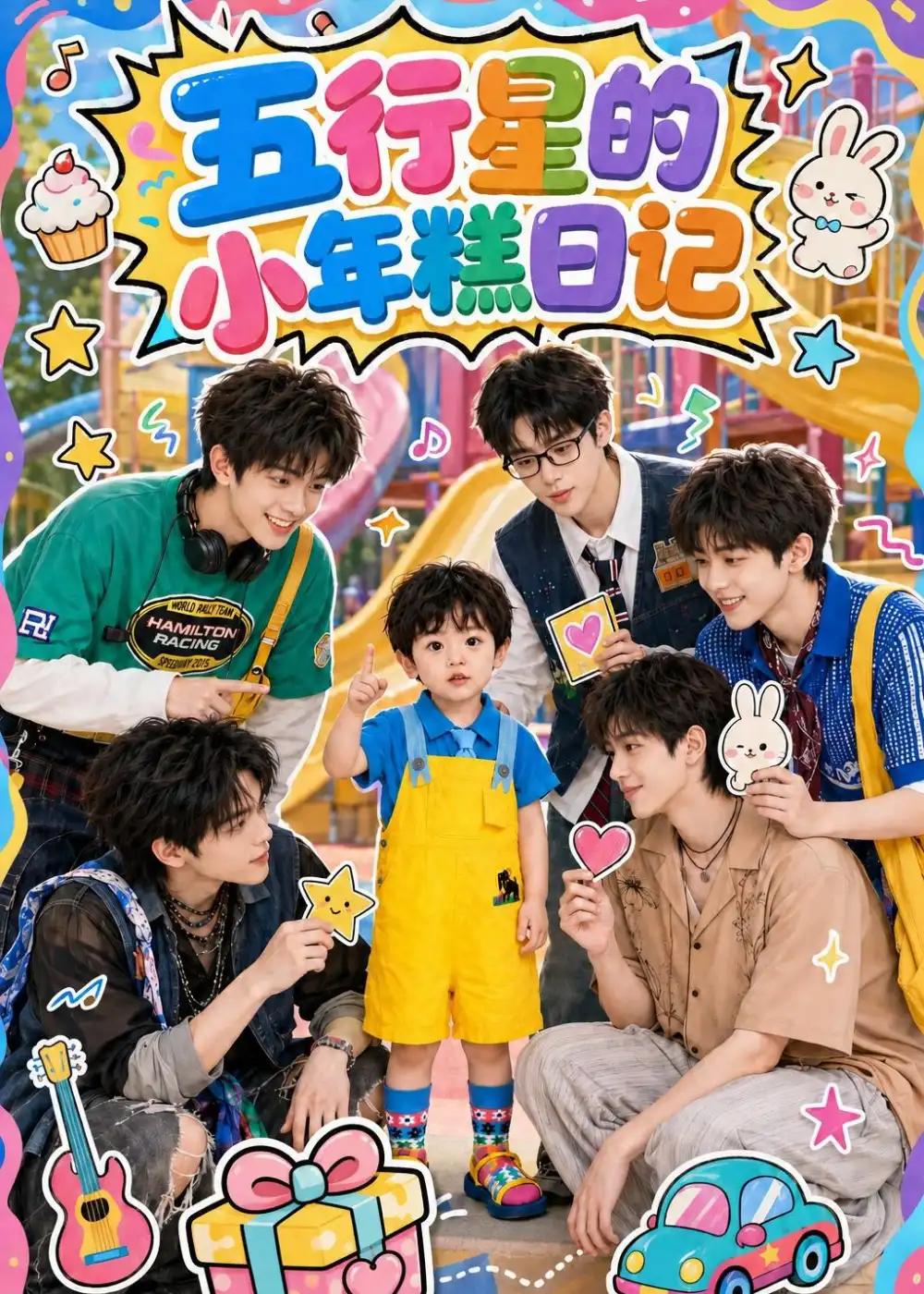 《五行星的小年糕日记（69集）（夸克网盘）》短剧封面