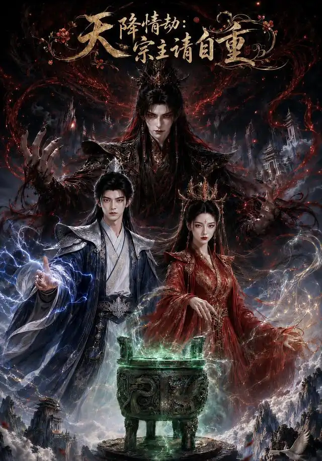 《天降情劫：宗主请自重（80集）（夸克网盘）》短剧封面
