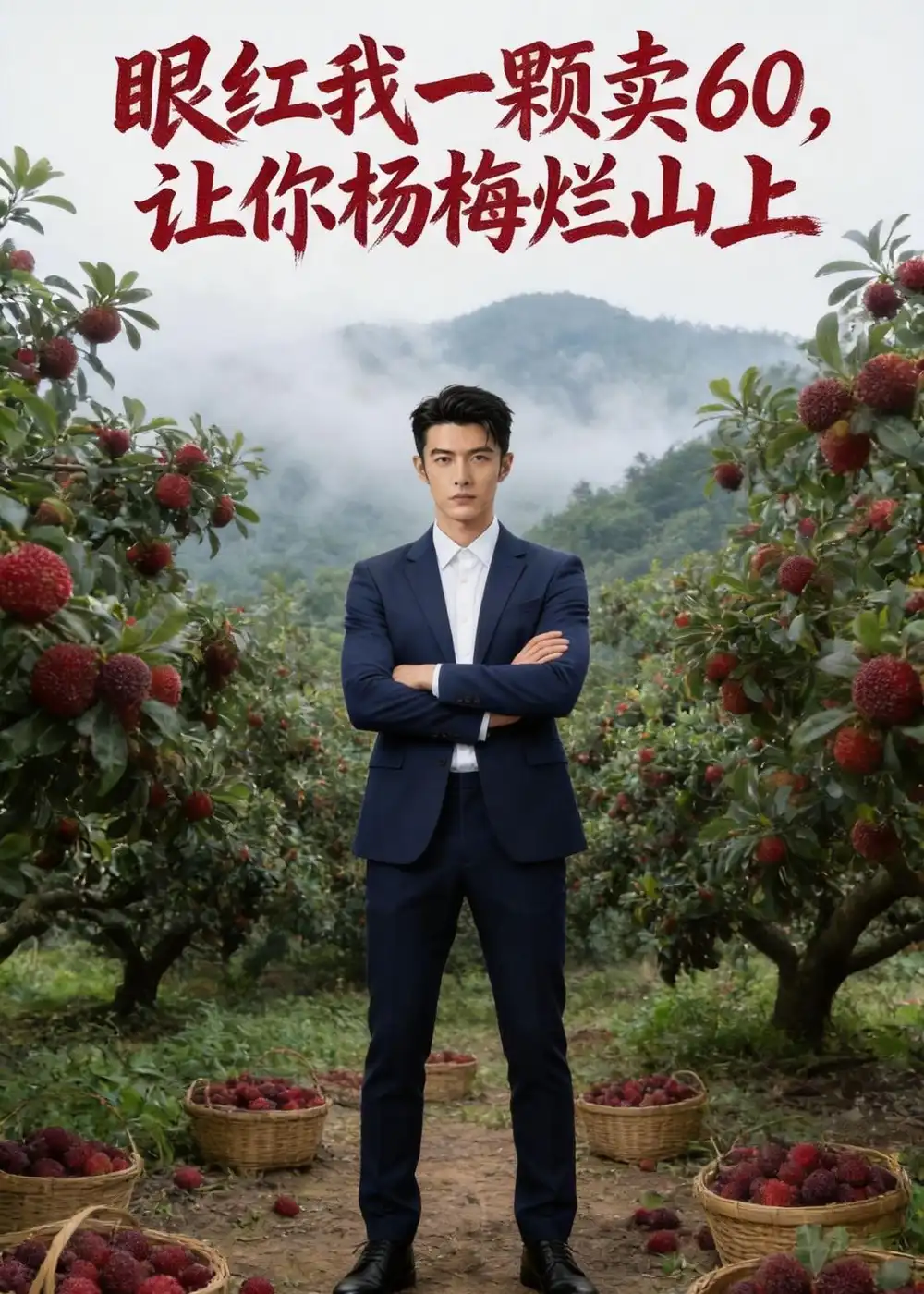 《眼红我一颗卖60，让你杨梅烂山上（49集）》短剧封面
