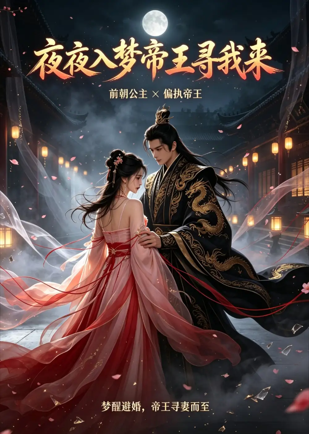 《夜夜入梦帝王寻我来（59集）（夸克网盘）》短剧封面