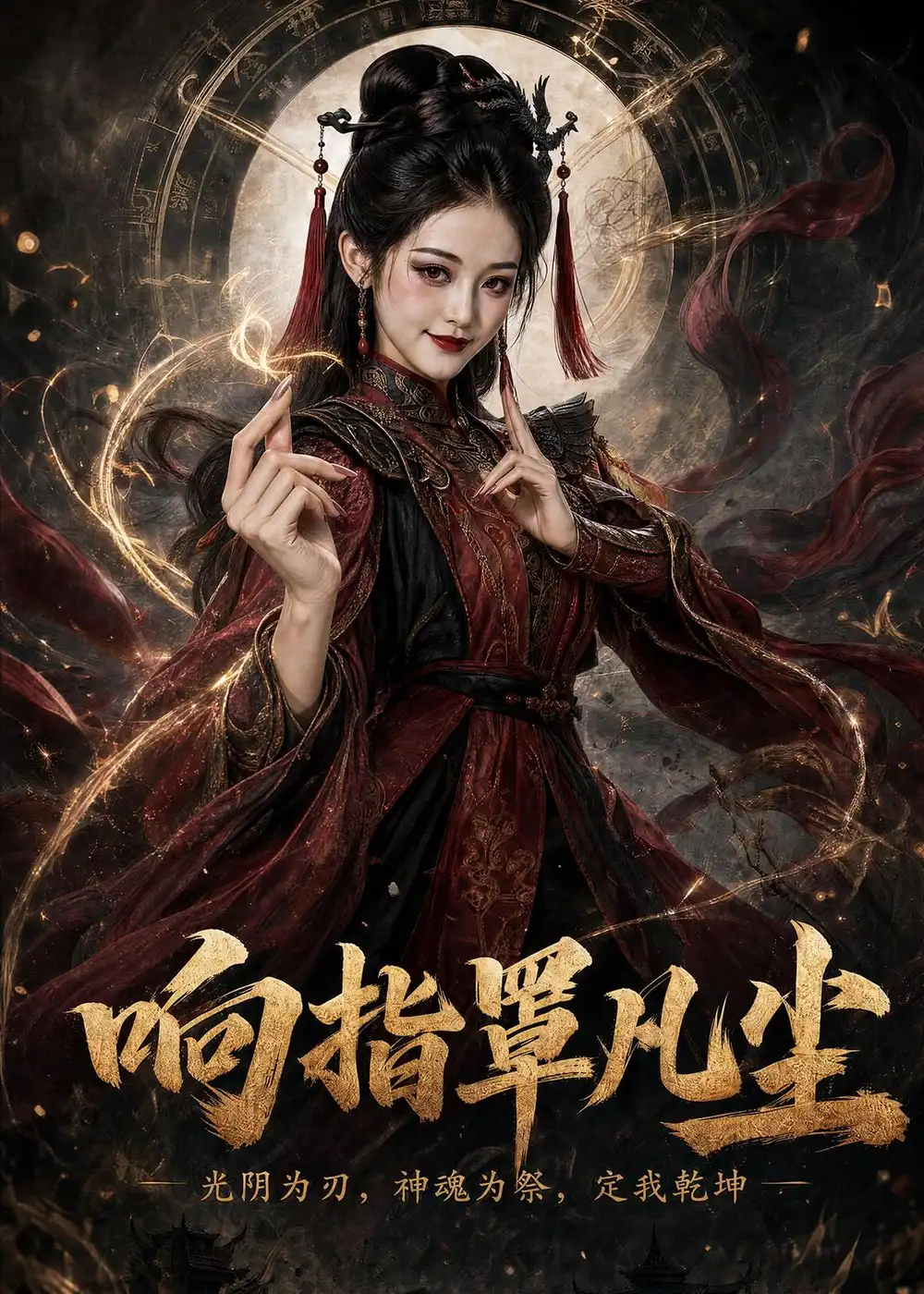 《响指罩凡尘（33集）AI短剧》短剧封面