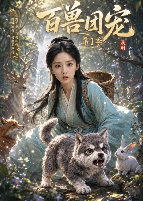 《百兽团宠第1季(108集)(百度网盘)》短剧封面