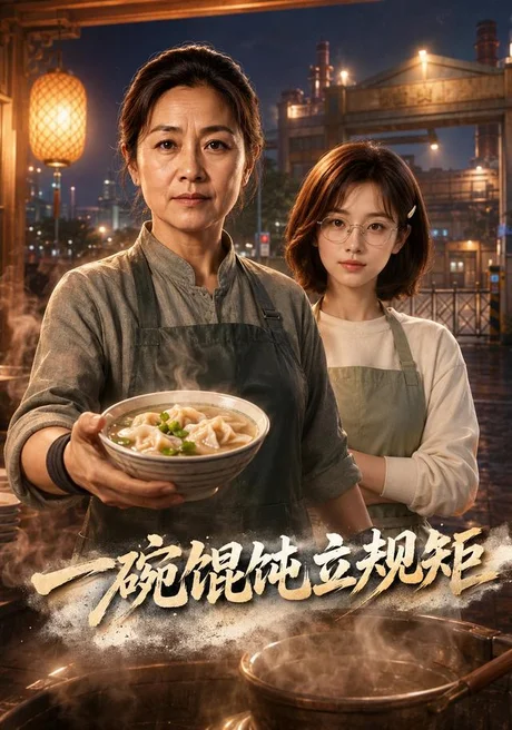 《一碗馄饨立规矩（52集）AI短剧（夸克网盘）》短剧封面