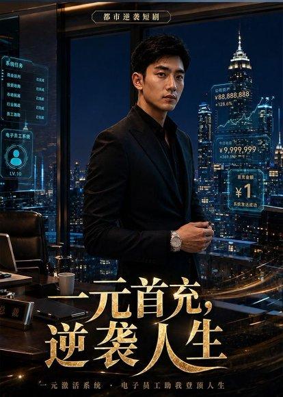 一元首充:逆袭人生(91集)AI短剧(百度网盘) 一元首充:逆袭人生(91集)AI短剧(百度网盘)封面