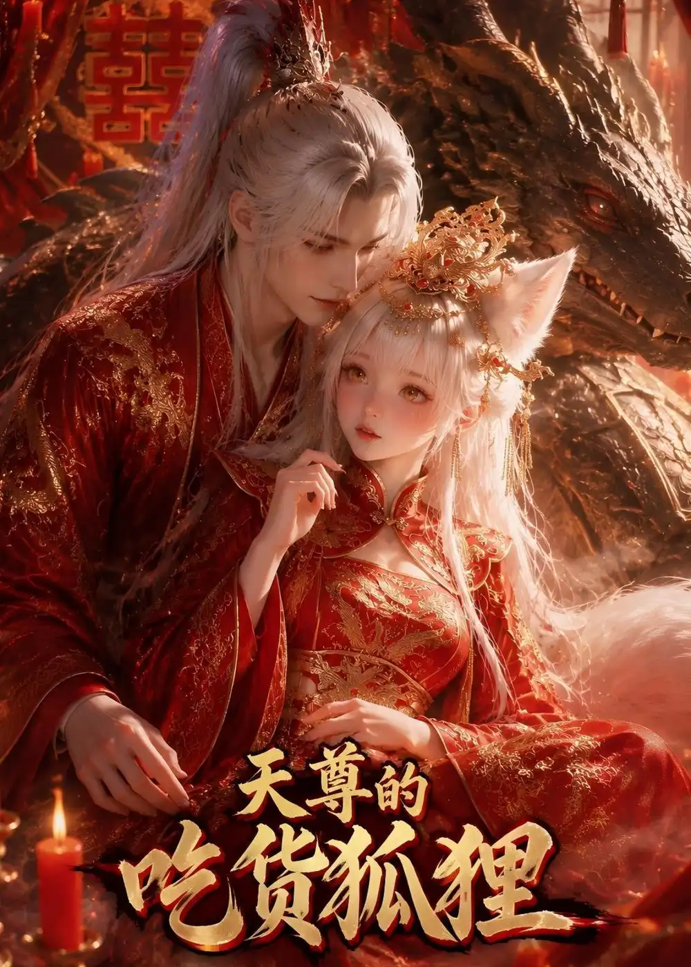 《天尊的吃货狐狸（12集）（夸克网盘）》短剧封面