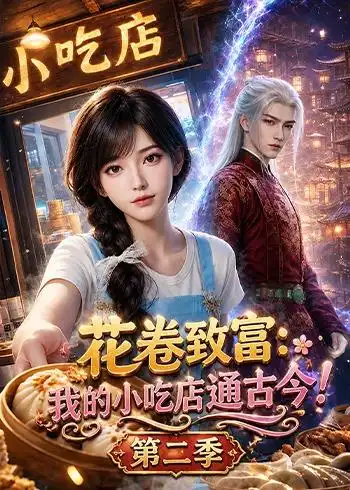 《花卷致富：我的小吃店通古今！第二季（87集）（夸克网盘）》短剧封面