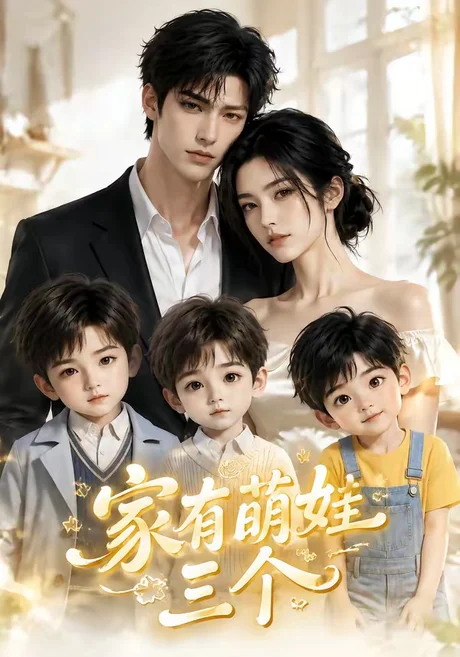 《家有萌娃三个(157集)(夸克网盘)》短剧封面