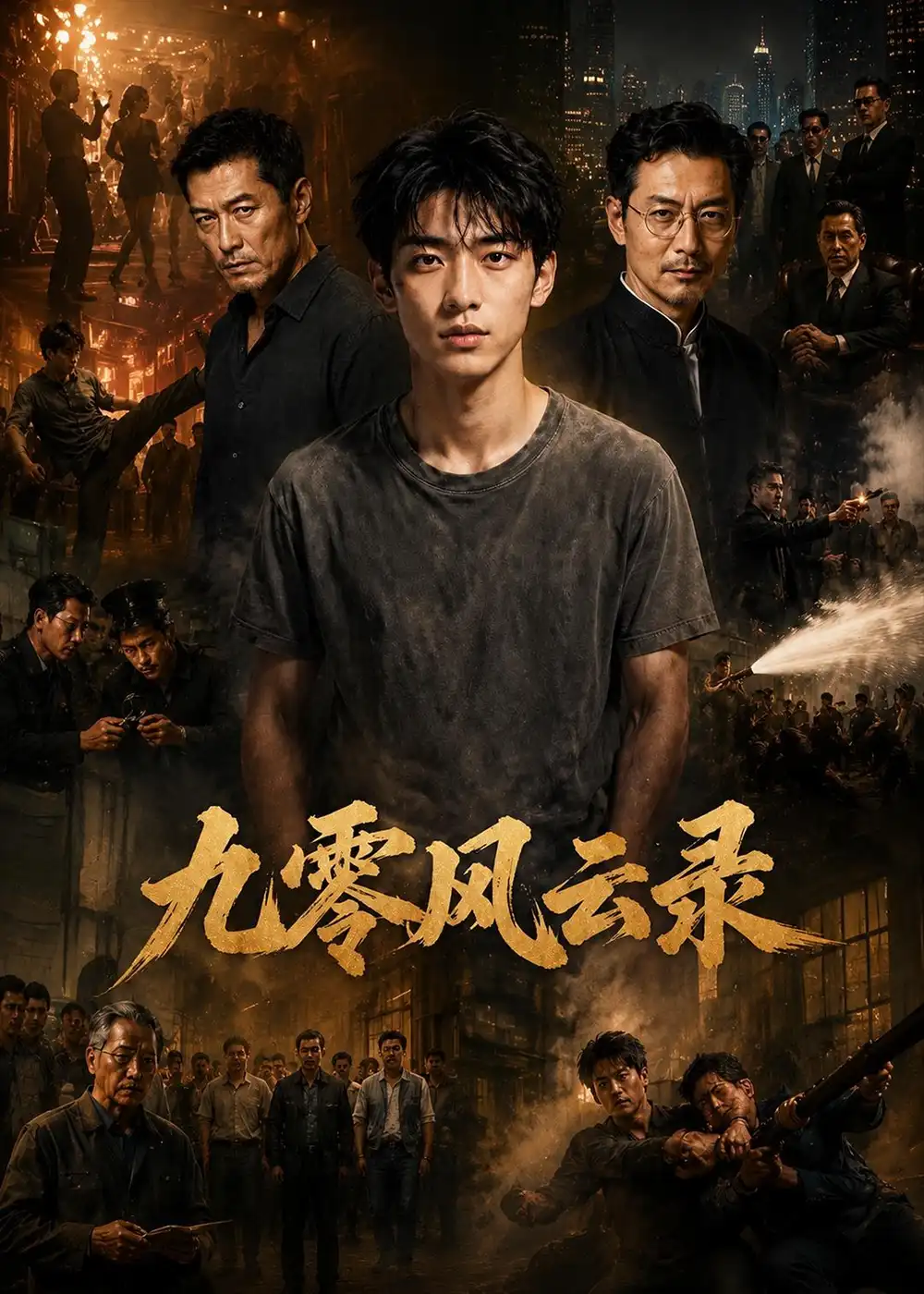 《九零风云录(69集)AI短剧(夸克网盘)》短剧封面