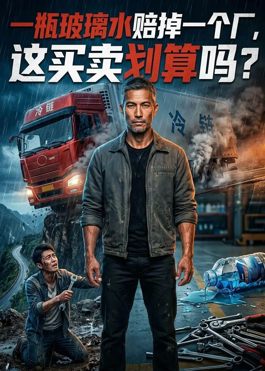 《一瓶玻璃水赔掉一个厂，这买卖划算吗？（71集）AI短剧（夸克网盘）》短剧封面