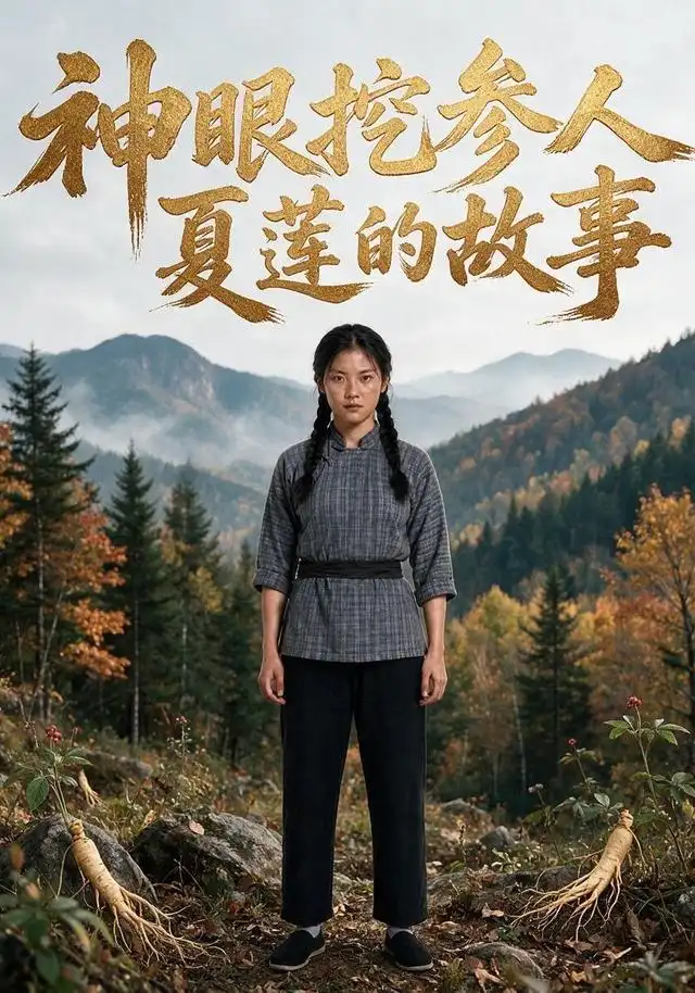 《神眼挖参人夏莲的故事（121集）AI短剧（夸克网盘）》短剧封面