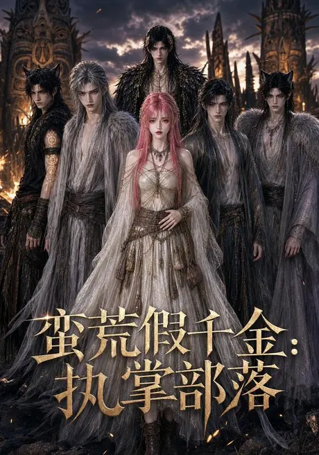 《蛮荒假千金:执掌部落(30集)(夸克网盘)》短剧封面