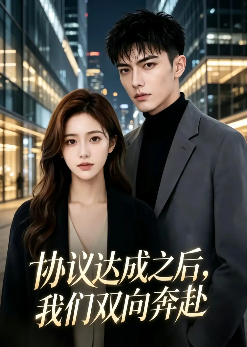《协议达成之后，我们双向奔赴（46集）AI短剧 (2026)》短剧封面