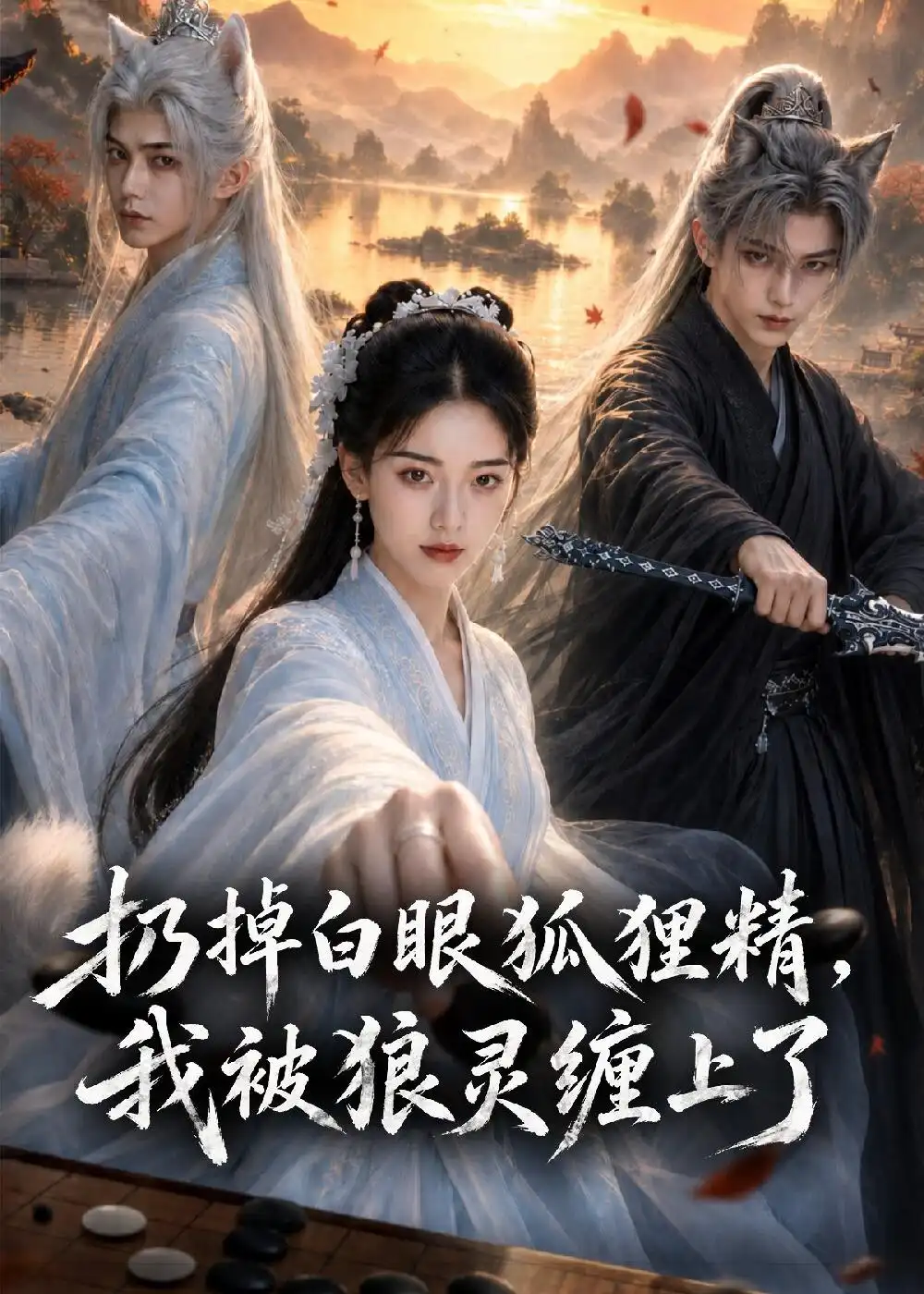 《扔掉白眼狐狸精，我被狼灵缠上了（55集）（夸克网盘）》短剧封面