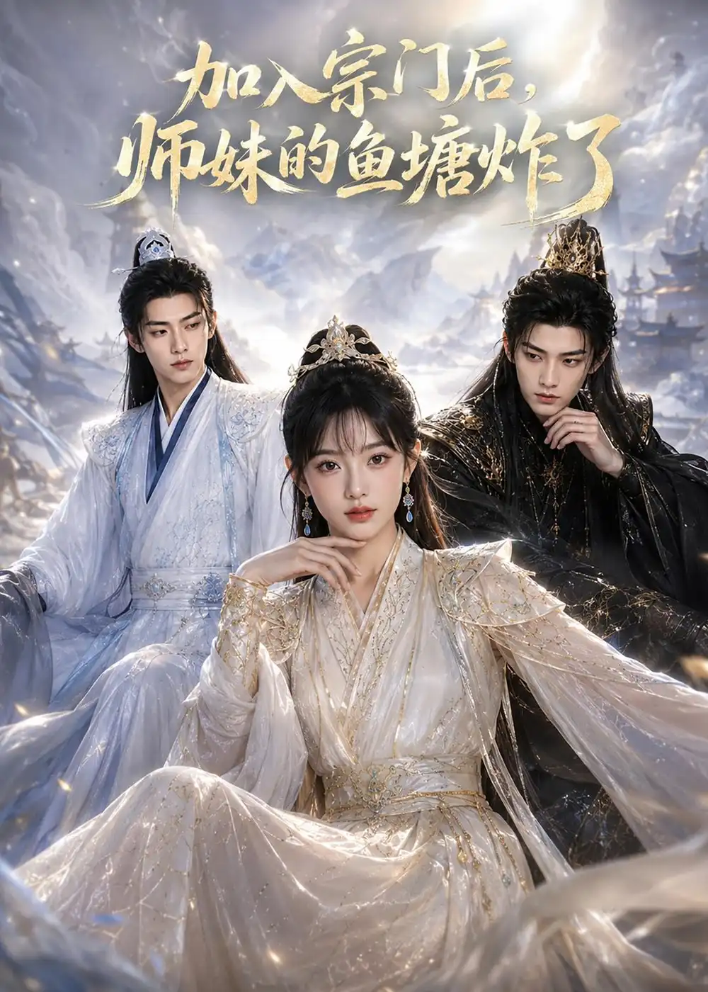 《加入宗门后，师妹的鱼塘炸了（81集）AI短剧（夸克网盘）》短剧封面
