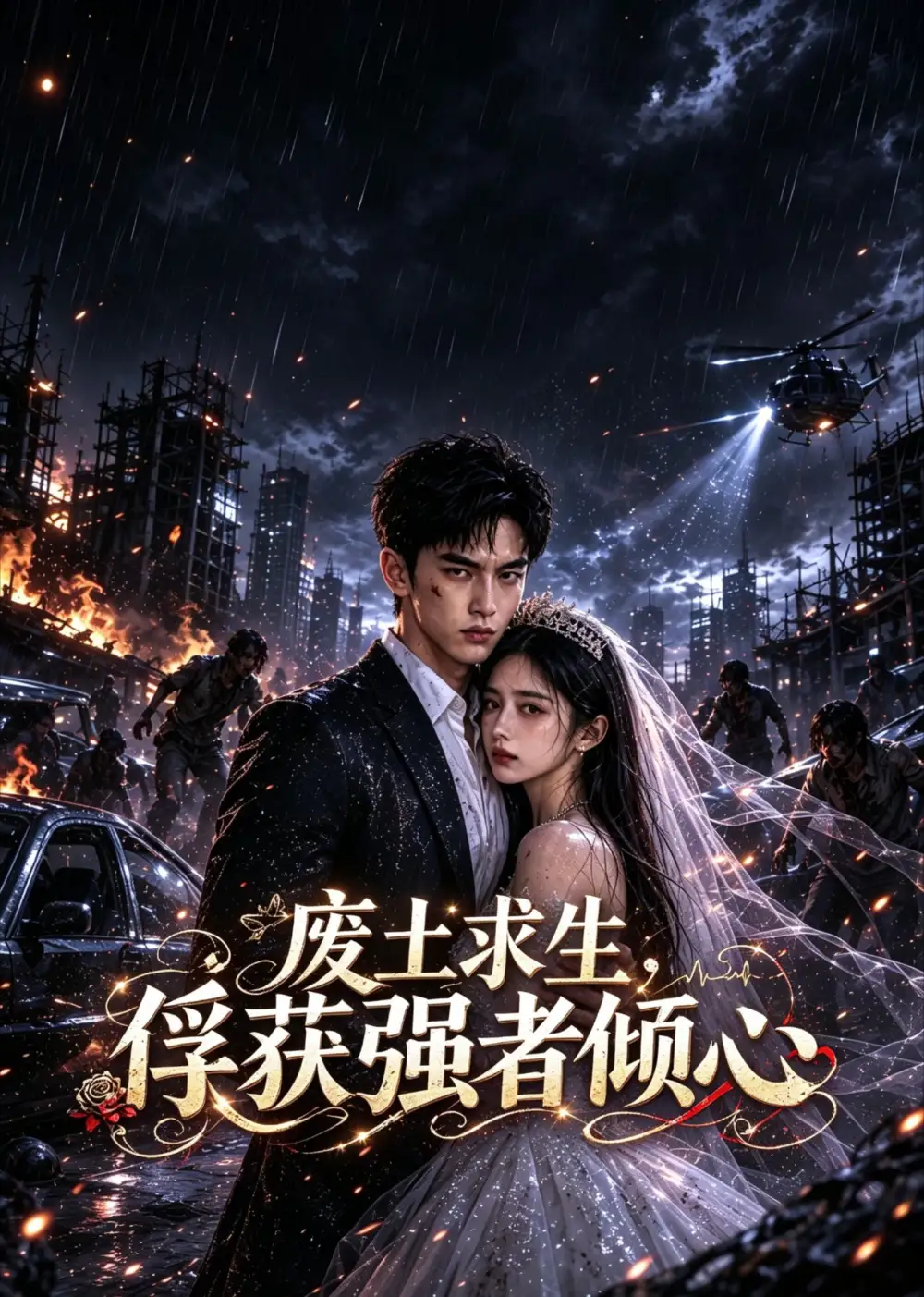 《废土求生俘获强者倾心(23集)AI短剧 (2026)》短剧封面