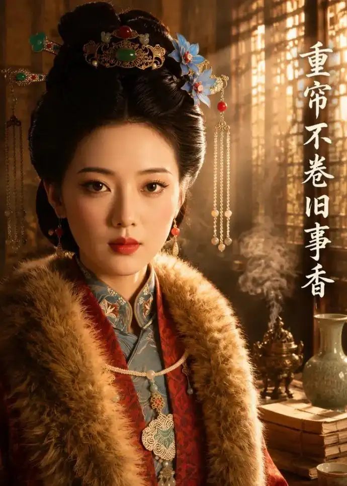 《重帘不卷旧事香(58集)AI短剧(夸克网盘)》短剧封面