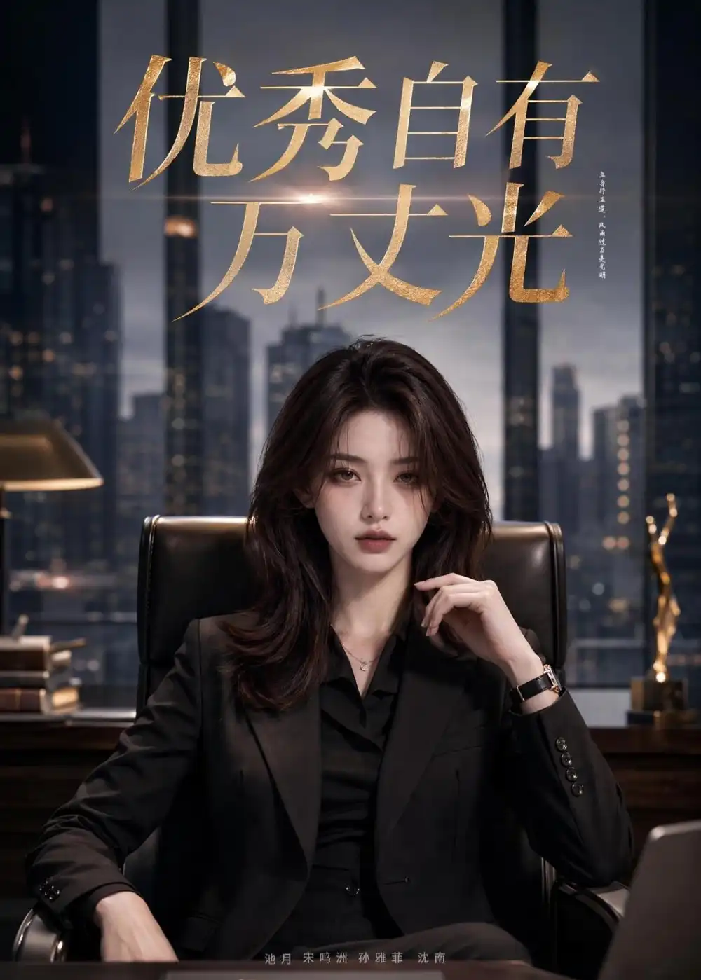 《优秀自有万丈光（63集）AI短剧（夸克网盘）》短剧封面