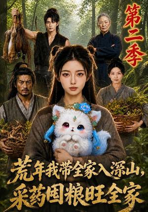 荒年我带全家入深山,采药囤粮旺全家第二季 《荒年我带全家入深山,采药囤粮旺全家第二季》短剧封面