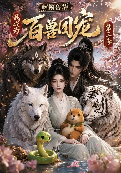 《解锁兽语,我成为百兽团宠第三季(122集)(夸克网盘)》短剧封面
