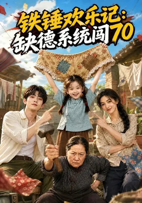 《铁锤欢乐记：缺德系统闯70（70集）AI短剧（百度网盘）》短剧封面