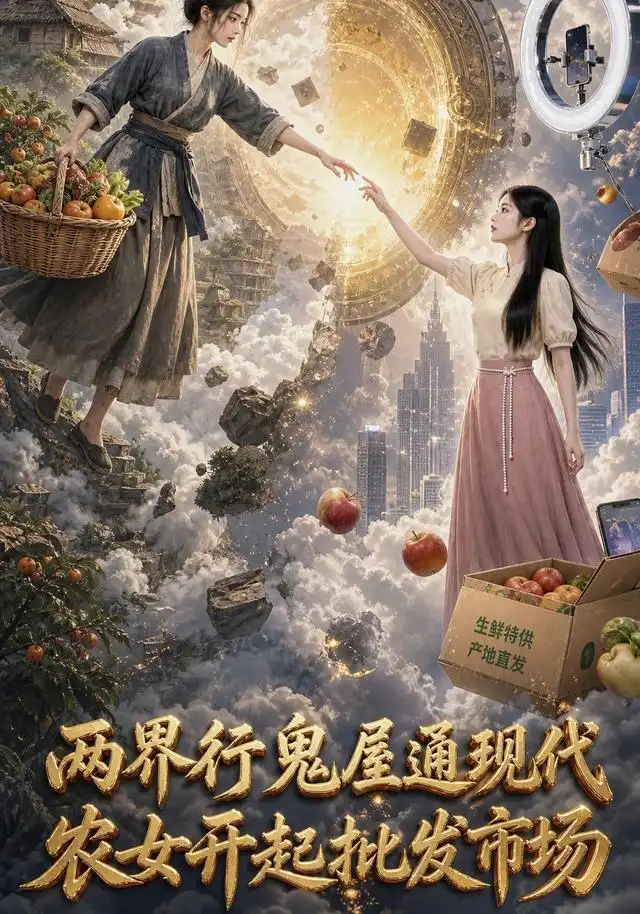 《两界行鬼屋通现代，农女开起批发市场（115集）（夸克网盘）》短剧封面