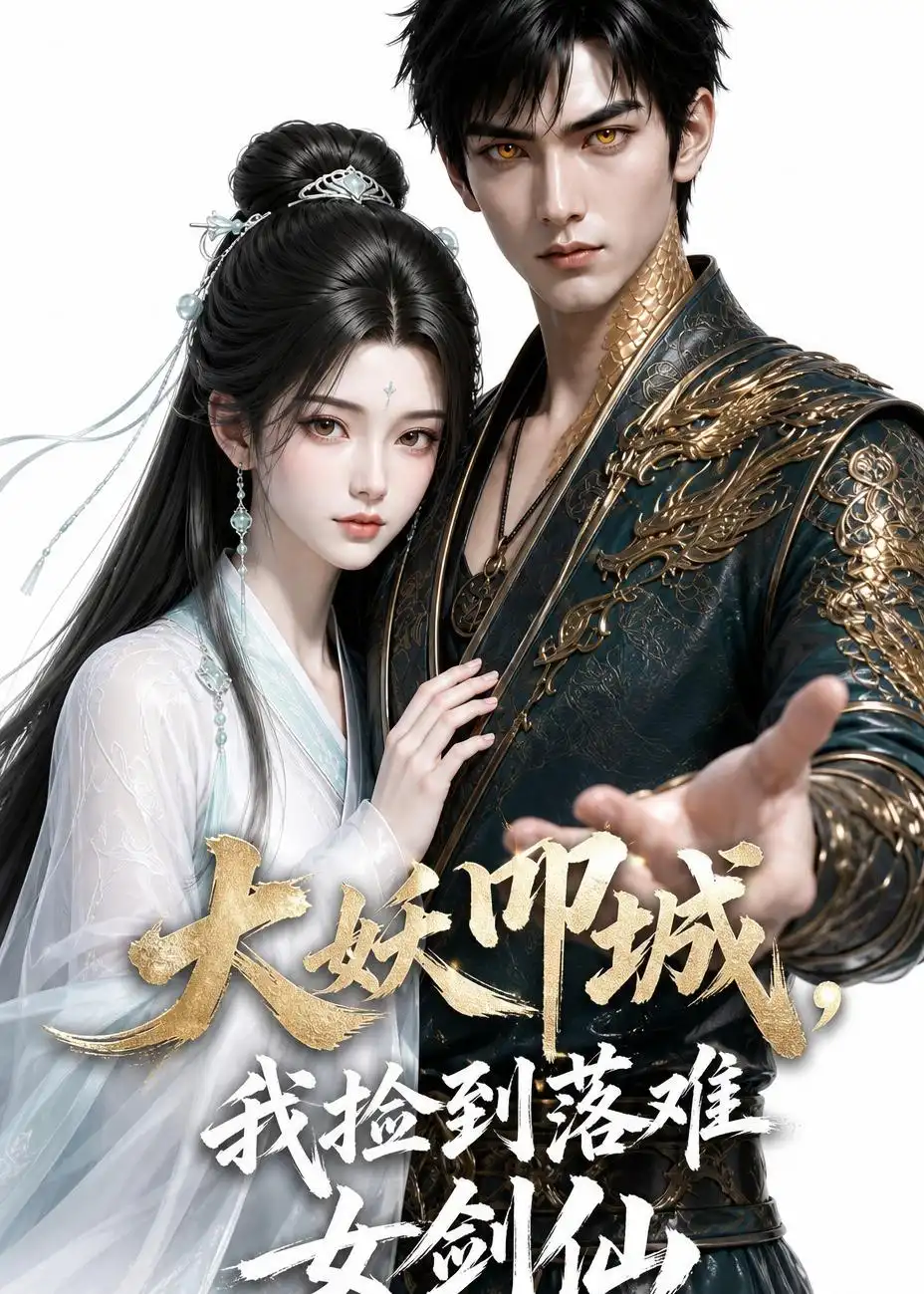 《大妖叩城,我捡到落难女剑仙(20集)AI短剧(夸克网盘)》短剧封面