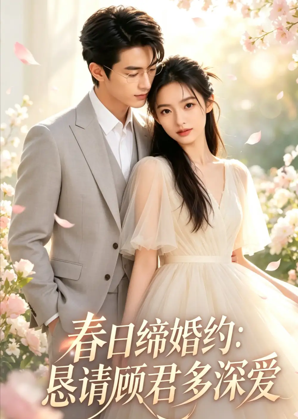 《春日缔婚约，恳请顾君多深爱（44集）AI短剧 (2026)》短剧封面
