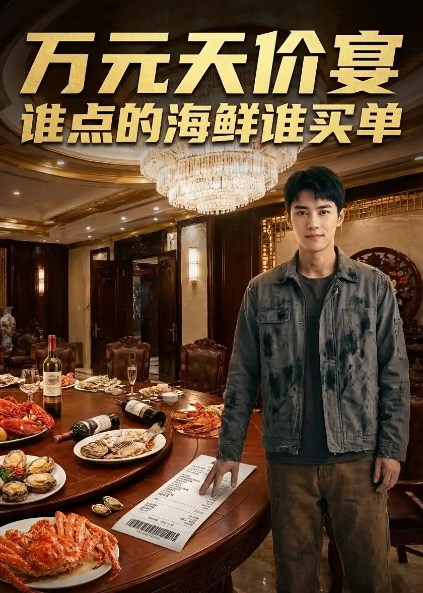 《万元天价宴，谁点的海鲜谁买单（65集）AI短剧 (2026)》短剧封面