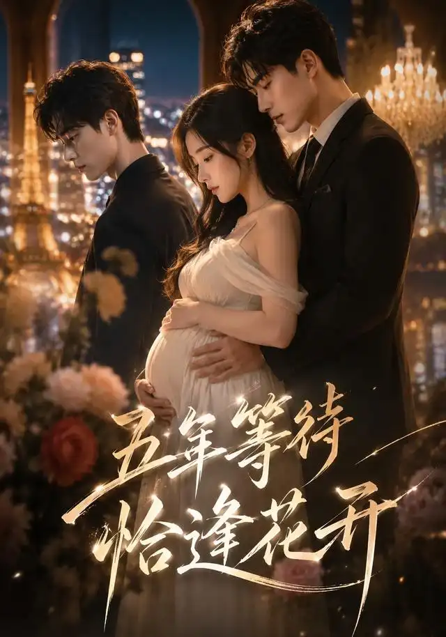 《五年等待恰逢花开（36集）AI短剧（夸克网盘）》短剧封面