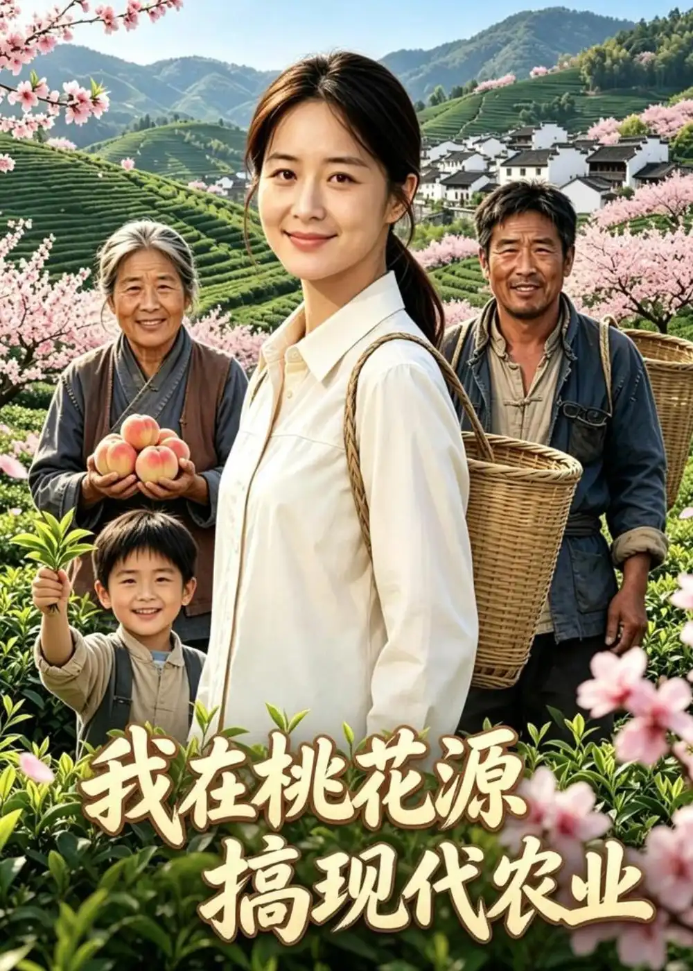《我在桃花源搞现代农业(36集)AI短剧(夸克网盘)》短剧封面