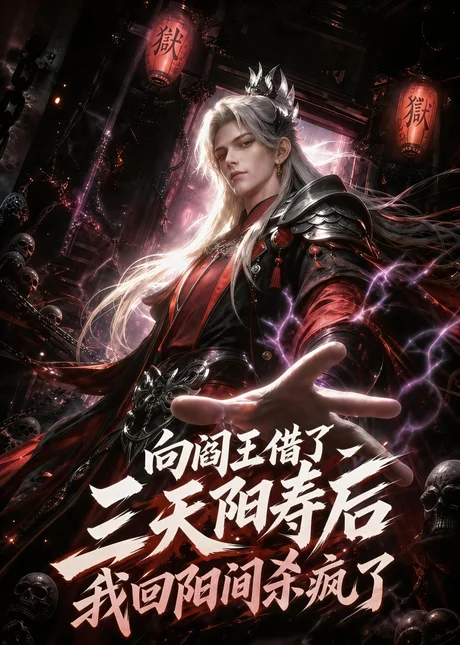 《向阎王借了三天阳寿后,我回阳间杀疯了(69集)AI短剧 (2026)》短剧封面