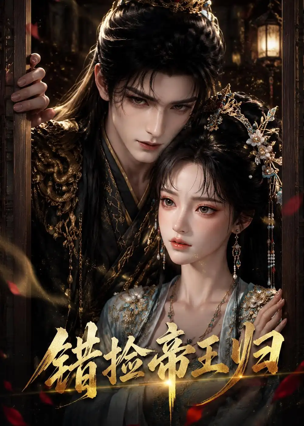 《错捡帝王归（39集）（夸克网盘）》短剧封面