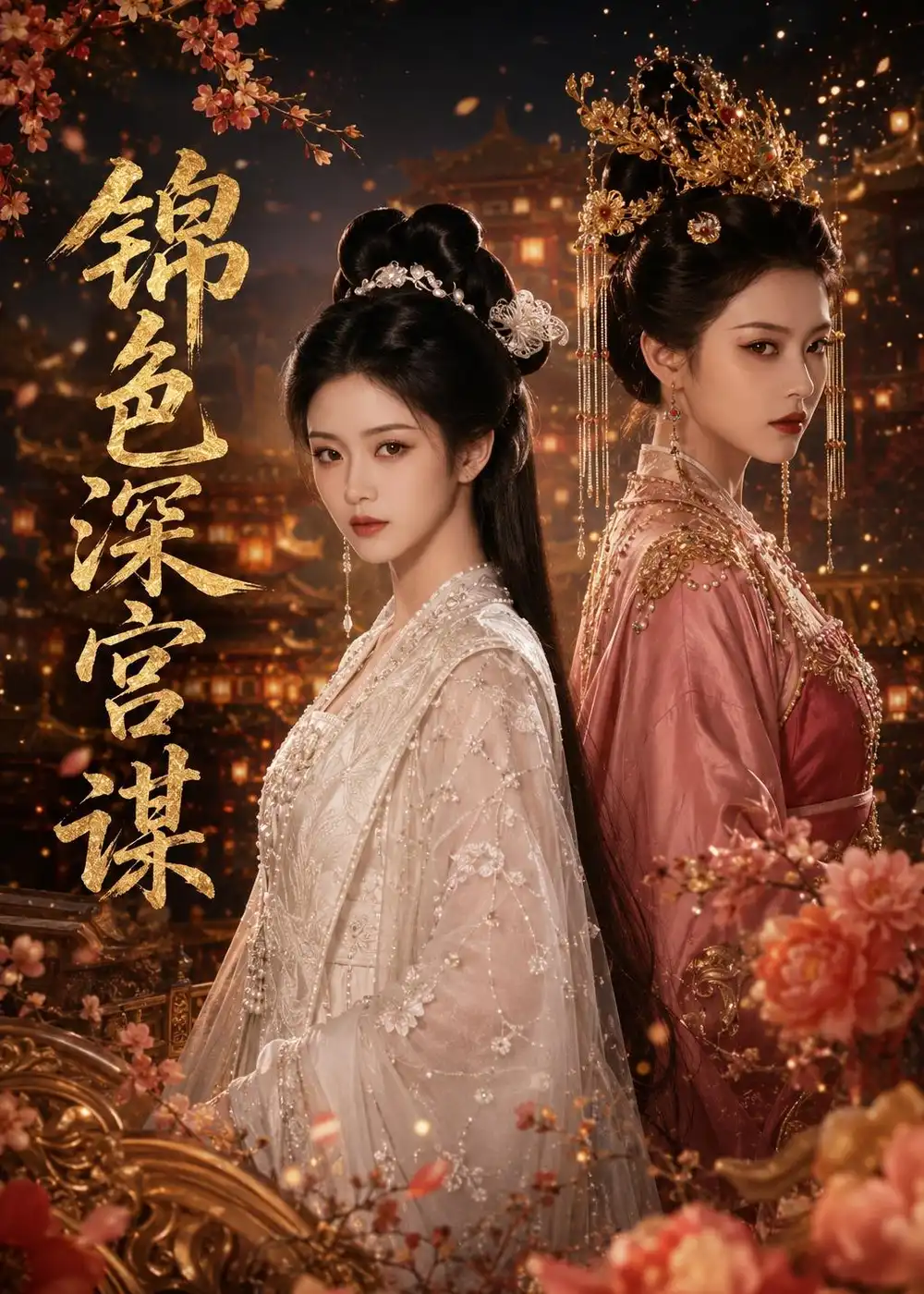 《锦色深宫谋（61集）AI短剧（夸克网盘）》短剧封面