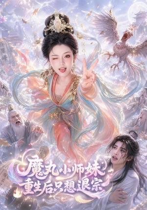 《魔丸小师妹重生后只想退宗（70集）AI短剧（夸克网盘）》短剧封面