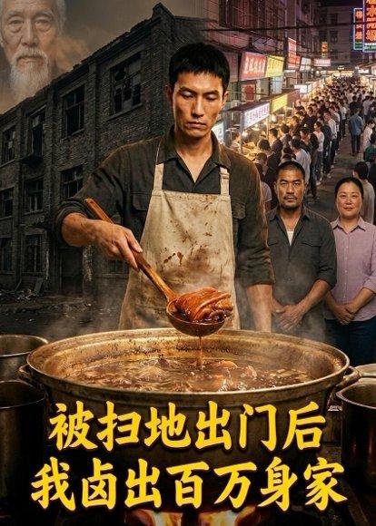 《被扫地出门后，我卤出百万身家（56集）Ai短剧（百度网盘）》短剧封面