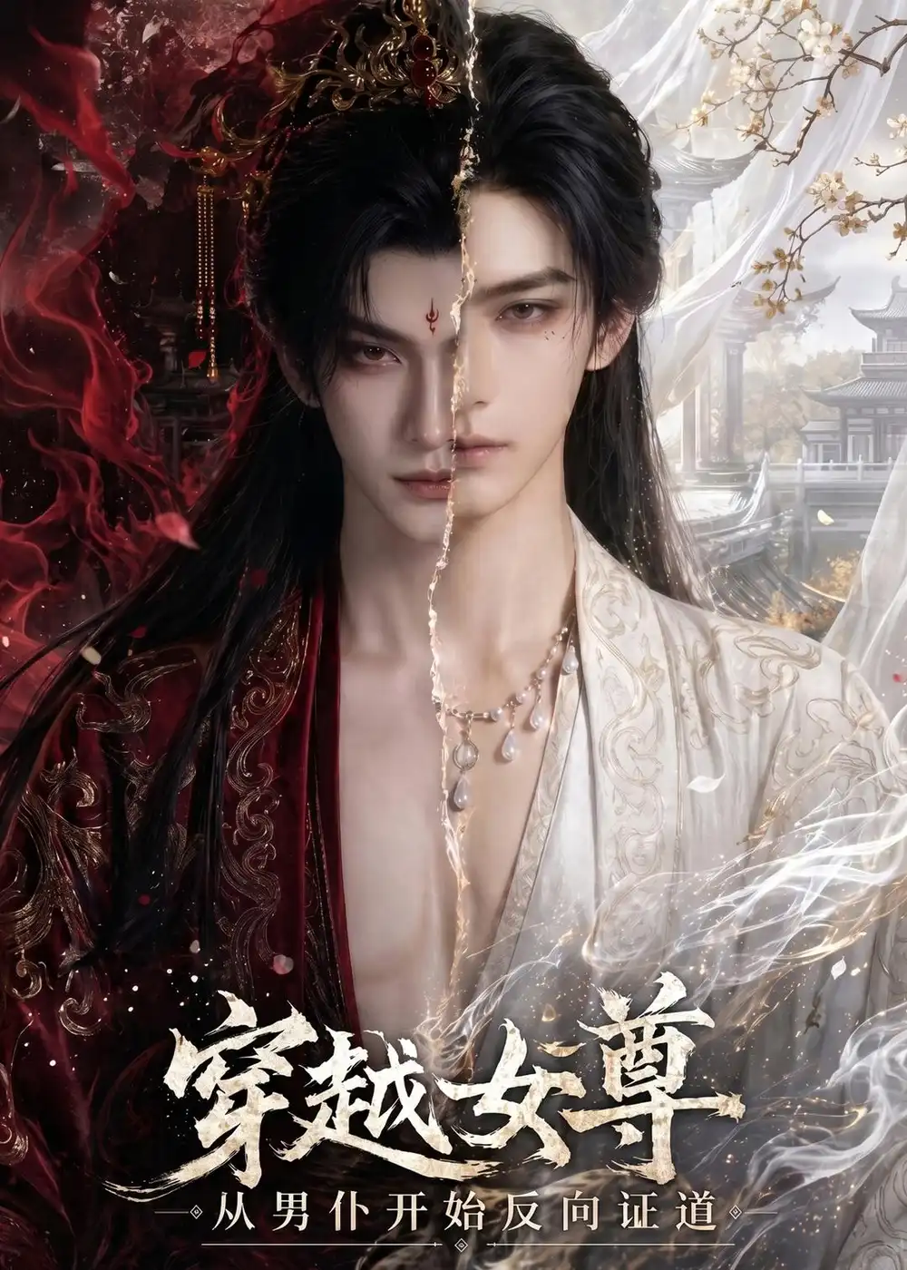 《穿越女尊从男仆开始反向证道(90集)(夸克网盘)》短剧封面