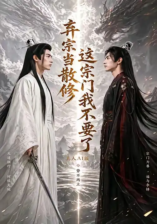 《弃宗当散修，这宗门我不要了真人AI版（105集）（夸克网盘）》短剧封面