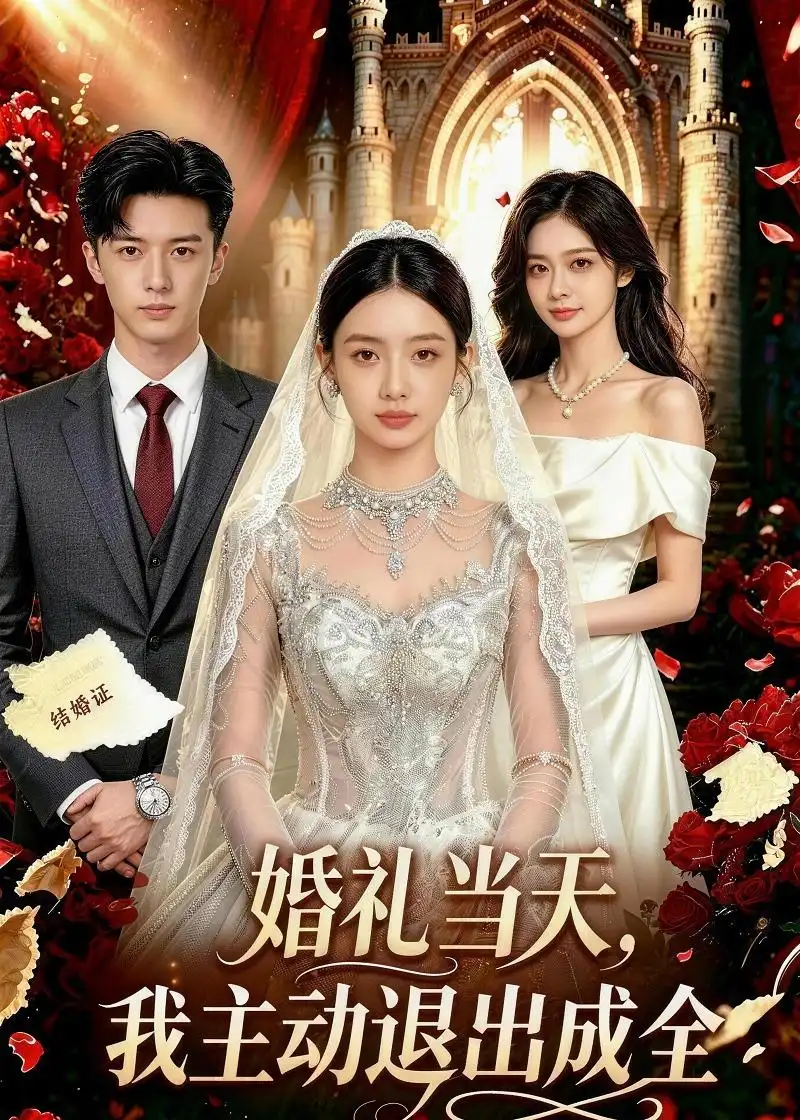 《婚礼当天,我主动退出成全(50集)AI短剧 (2026)》短剧封面