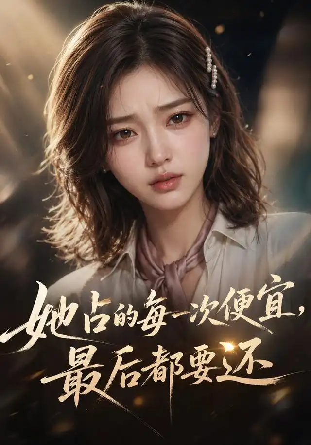《她占的每一次便宜,最后都要还(53集)AI短剧(夸克网盘)》短剧封面