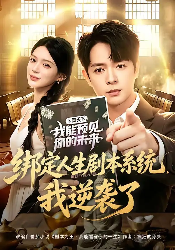 《绑定人生剧本系统，我逆袭了（81集）史宣洪＆唐一晗（夸克网盘）》短剧封面