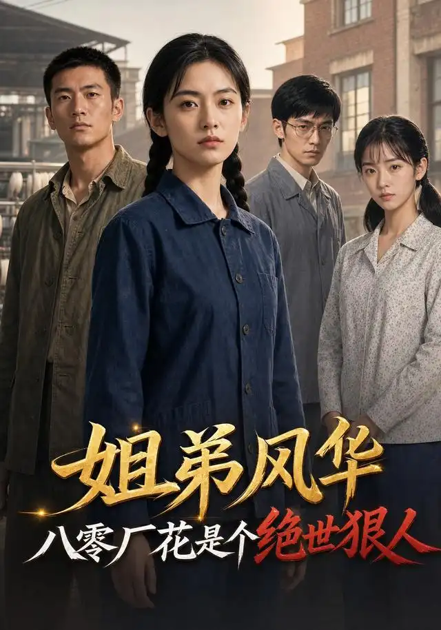《姐弟风华:八零厂花是个绝世狠人(87集)AI短剧(夸克网盘)》短剧封面