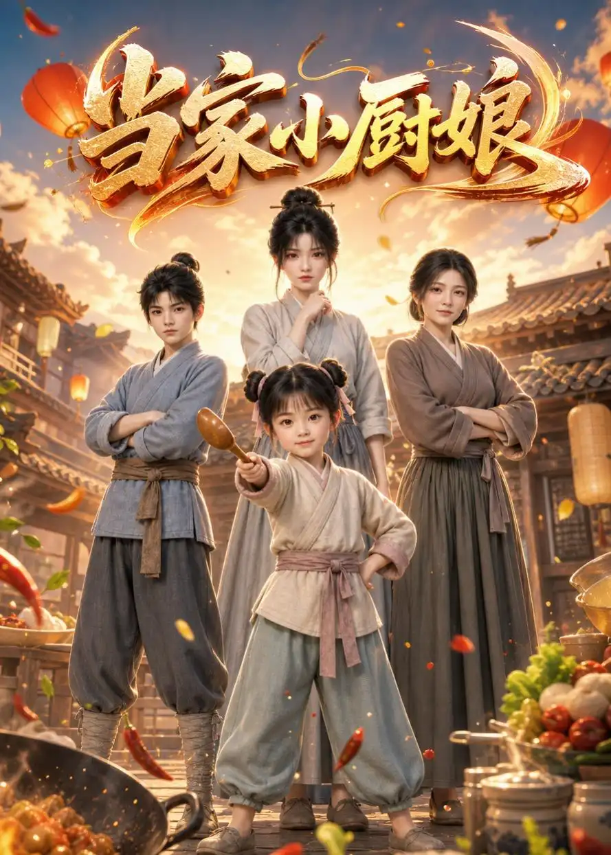 《当家小厨娘（46集）动漫（夸克网盘）》短剧封面