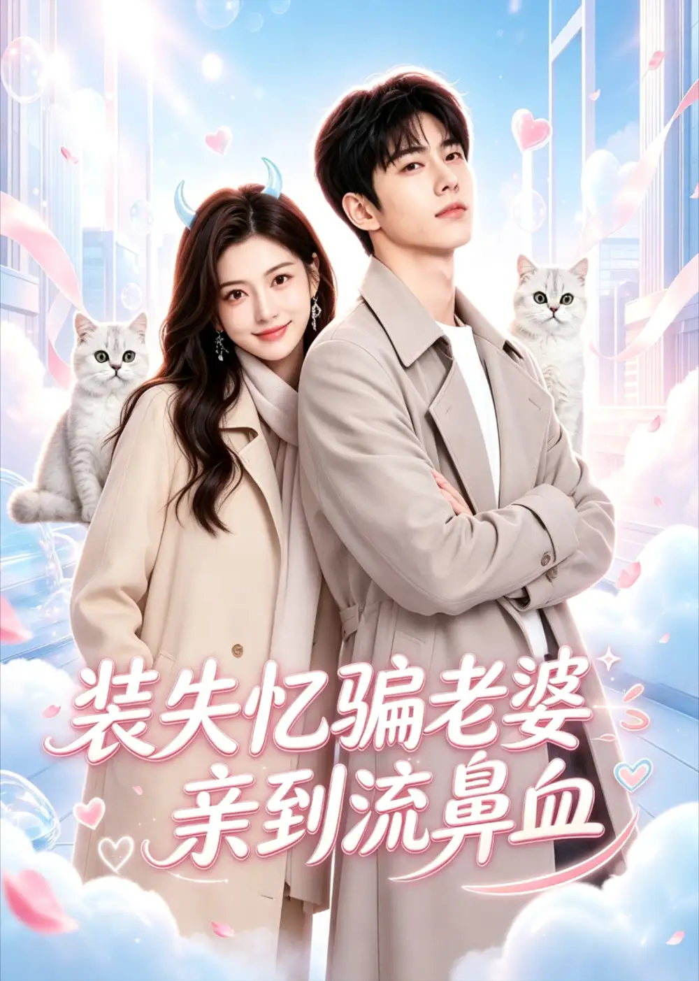 《装失忆骗老婆亲到流鼻血（49集）（夸克网盘）》短剧封面