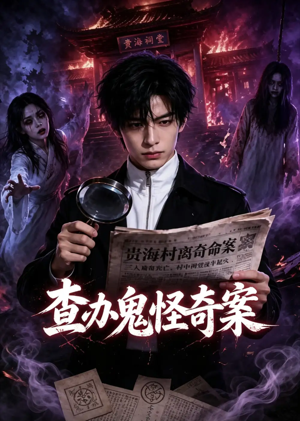 《查办鬼怪奇案(50集)(夸克网盘)》短剧封面