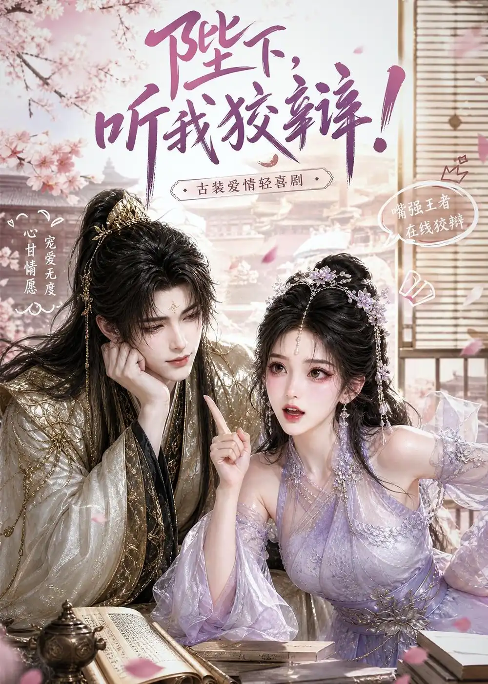 《陛下,听我狡辩!(37集)AI短剧 (2026)》短剧封面