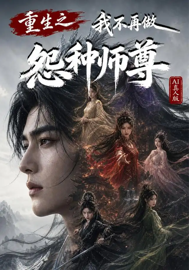 《重生之我不再做怨种师尊AI真人版（73集）（夸克网盘）》短剧封面