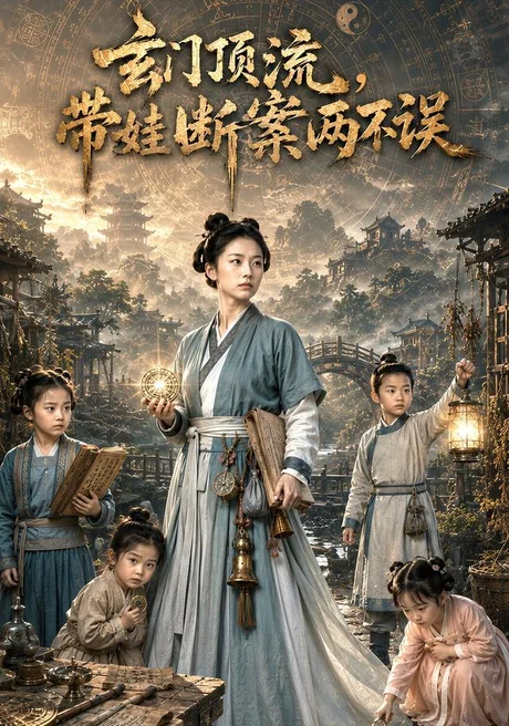 《玄门顶流，带娃断案两不误（67集）（百度网盘）》短剧封面